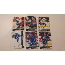 2017-18 Upper Deck Series 1 Base Team Set 177-182 Vancouver Canucks 2017-18 Upper Deck Series 1 Base Team Set 177-182 Vancouver Canucks